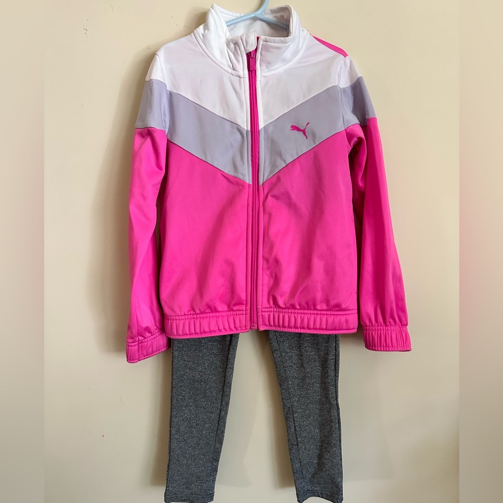Puma Pink Girl Performance Set Size 6